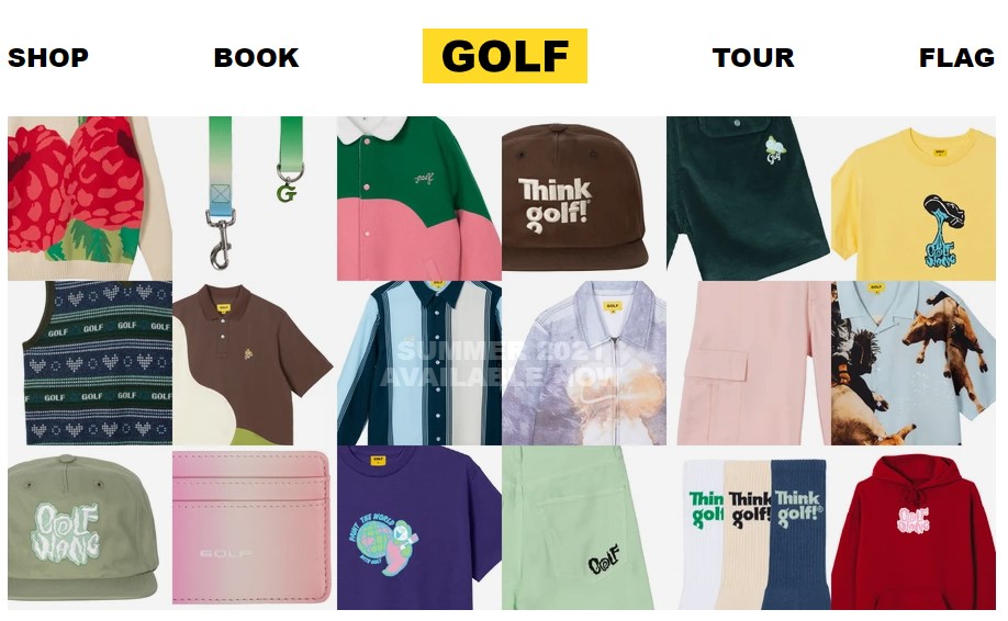 タイラーザクリエイター】GOLF WANGの通販でTシャツやキャップを個人